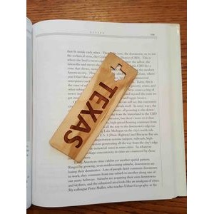 1.5" x 6" - Texas Hardwood Bookmarks