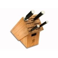 Shun Cutlery Shun Classic 5 Piece Starter Set w/6-Slot Bamboo Block