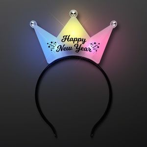 Happy New Year Crown Light Up Headband