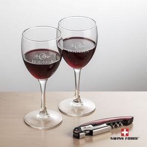 Swiss Force® Opener & 2 Carberry Wine - Red