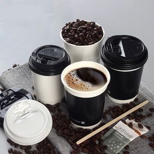 14oz Paper Cup With A Lid