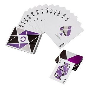 Custom Imprint Bridge Size Playing Cards