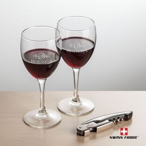 Swiss Force® Opener & 2 Carberry Wine - Silver