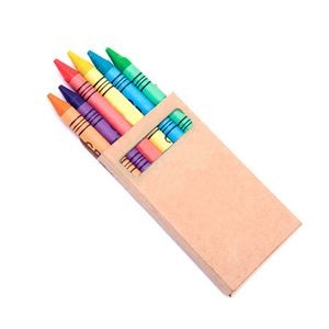 Non-toxic 6 Color Artist Drawing Wax Crayon