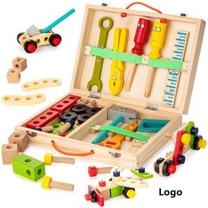 Wooden Repair Tools Toy Kit for Kids Building Toy Set Educational DIY Construction Toy