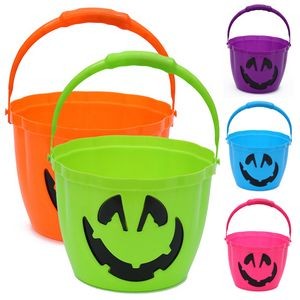 LED Plastic Halloween Candy Pumpkin Baskets