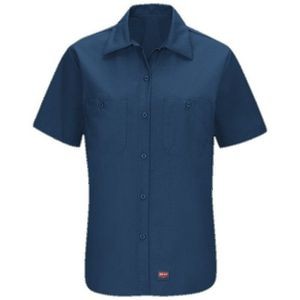 Red Kap® Women's Short Sleeve Work Shirt w/MIMIX™ - Navy Blue
