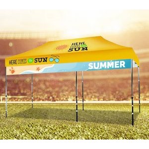 10x20 TENT VALANCE BANNER (Double Sided)