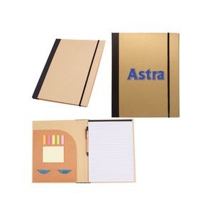 Eco-Friendly Notepad w/Assorted Sticky Notes (Letter)