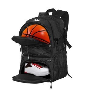 Large Sports Bag With Separate Ball Holder