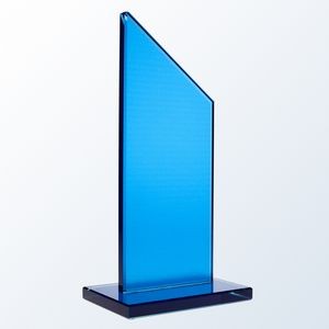 Honorary Sail Glass Award, Blue, 8"H