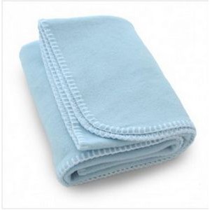 Fleece Baby Blanket - Baby Blue (30"x40")