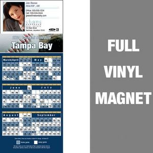 Tampa Bay Pro Baseball Schedule Vinyl Magnet (3 1/2"x8 1/2")