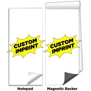 3 1/2"x8" Full-Color Magnetic Notepads - Custom Design