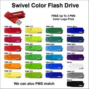 Swivel Color Flash Drive - 64GB Memory
