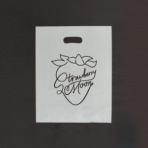 Frosted Ivory Colored Poly Merchandise Bag/ 2.5 Mil (12"x15")