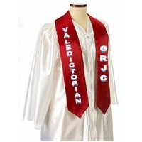 Custom 72" Graduation Sash - Red