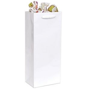 White Gloss Eurotote Bag (5.5"x3.5"x13")