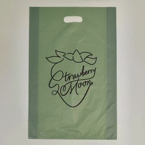 Frosted Sage Colored Poly Merchandise Bag/ 2.5 Mil ( 14"x3"x21")