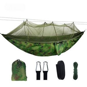 Outdoor portable camping mosquito net hammock