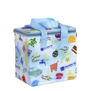 Custom 120g Laminated Non-Woven Insulated Lunch Cooler Bag 7.5"x7.5"x6"