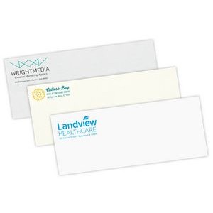 Spot Color #10 Linen or Smooth Flat Print Stationery Envelopes