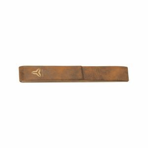 Rustic/Gold Leatherette Single Pen Case