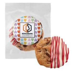 Belgian Chocolate Dipped Chocolate Chip Cookie- Gourmet Chocolate Dipped Cookie