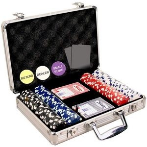200 Dice design 11.5 gram poker chip set with aluminum case