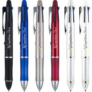 "GET A GRIP" Dr. Grip® 4+1 Multi-Function Pen and Mechanical Pencil w/ Eraser