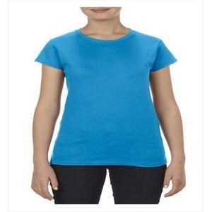 Ladies Fit T-Shirt - Turquoise - Small (Case of 12)