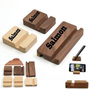 Wood Brownen Cell Phone Stand
