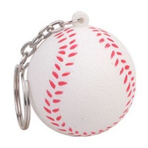 Baseball Stress Ball Key Chain