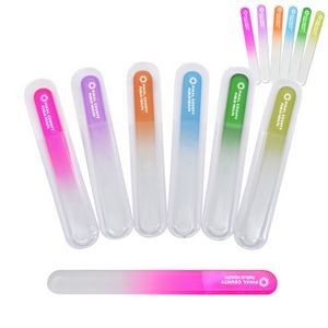 Tempered Glass Nail File In Clear Sleeve