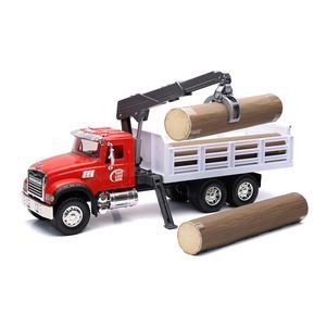 1:18 Scale Mack® Granite Log Truck W/ Crane (u)