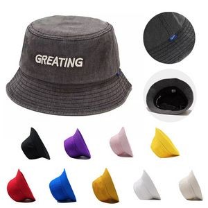 100% Premium Cotton Embroidery Bucket Hat