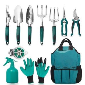 11 Piece Aluminum Alloy Steel Hand Tool Starter Kit with Bag