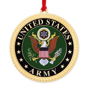 Officially Licensed Engravable U.S. Army Ornament