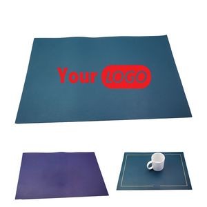Non-Slip Soft Water And Oil Resistant Leather Place Mat