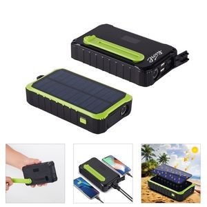 Solar USB Charging Portable Power Bank With Handle