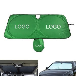 Collapsible Auto Sun Shade w/ Pouch