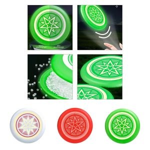 Glow-in-the-Dark Flying Disc - Safe, Soft, and Returnable Toy for Kids and Family Outdoor Games