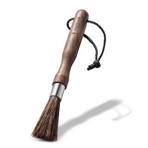 Natural Pig Bristle Espresso Maker Brush with Oiled Thermowood Handle