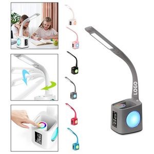 Multifunctional LED Desk Lamp with USB Charger and Color Base