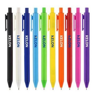 Pure Retractable Soft-Touch Click Gel Ballpoint Pen