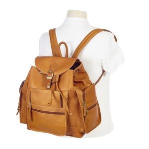 XL Leather Pocket Backpack