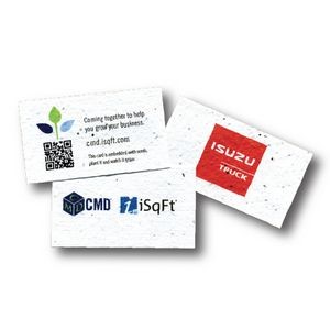Business Card Embedded w/Wildflower Seeds