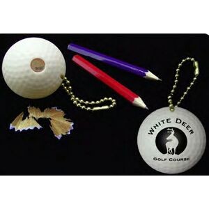 Stroke Shaver Golf Ball Look Pencil Sharpener