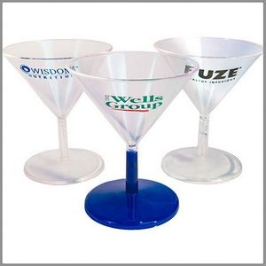 2 Oz. Plastic Mini Martini Glass - Imprinted