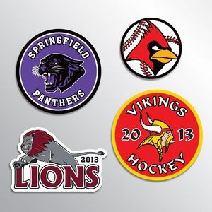 Sport Helmet Decal (6.1 to 8 Square Inches)